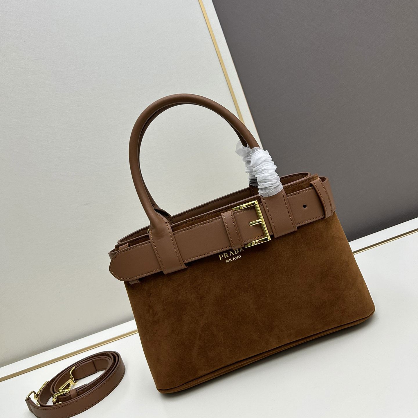 Pra*a top handle bags